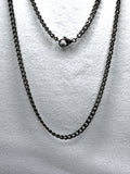 Cuban Link Chain — Oxidized